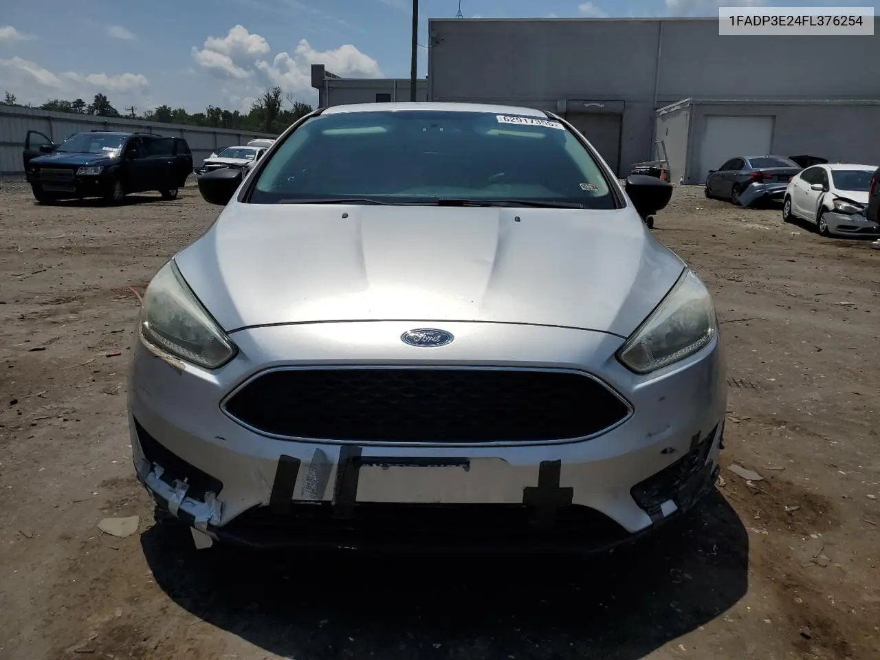 2015 Ford Focus S VIN: 1FADP3E24FL376254 Lot: 62917355