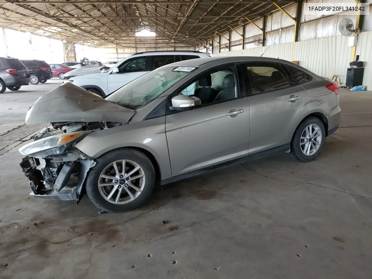 2015 Ford Focus Se VIN: 1FADP3F20FL341242 Lot: 62917745