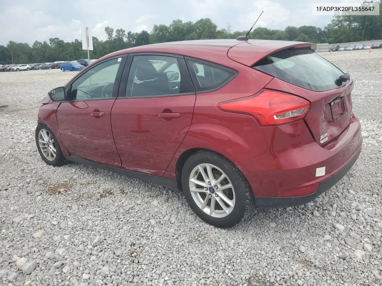 2015 Ford Focus Se VIN: 1FADP3K20FL355647 Lot: 63021245