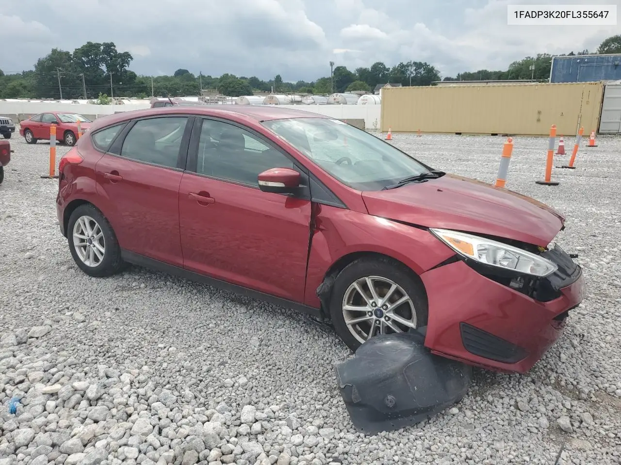 2015 Ford Focus Se VIN: 1FADP3K20FL355647 Lot: 63021245