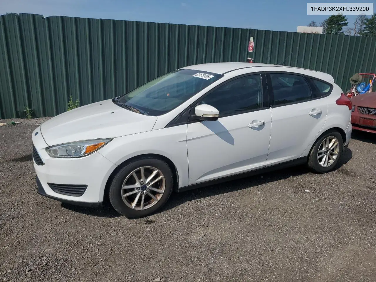2015 Ford Focus Se VIN: 1FADP3K2XFL339200 Lot: 63175315