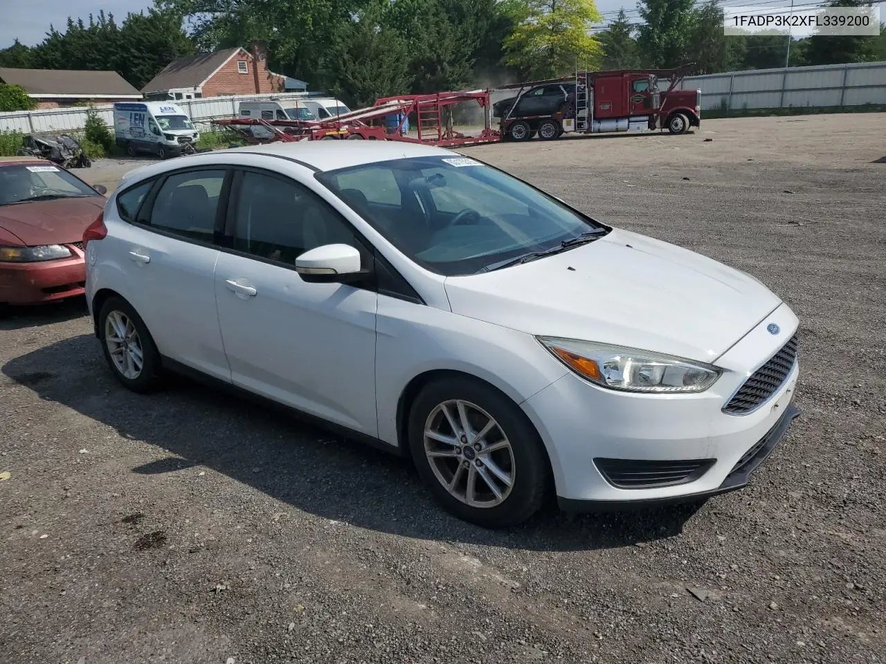 2015 Ford Focus Se VIN: 1FADP3K2XFL339200 Lot: 63175315