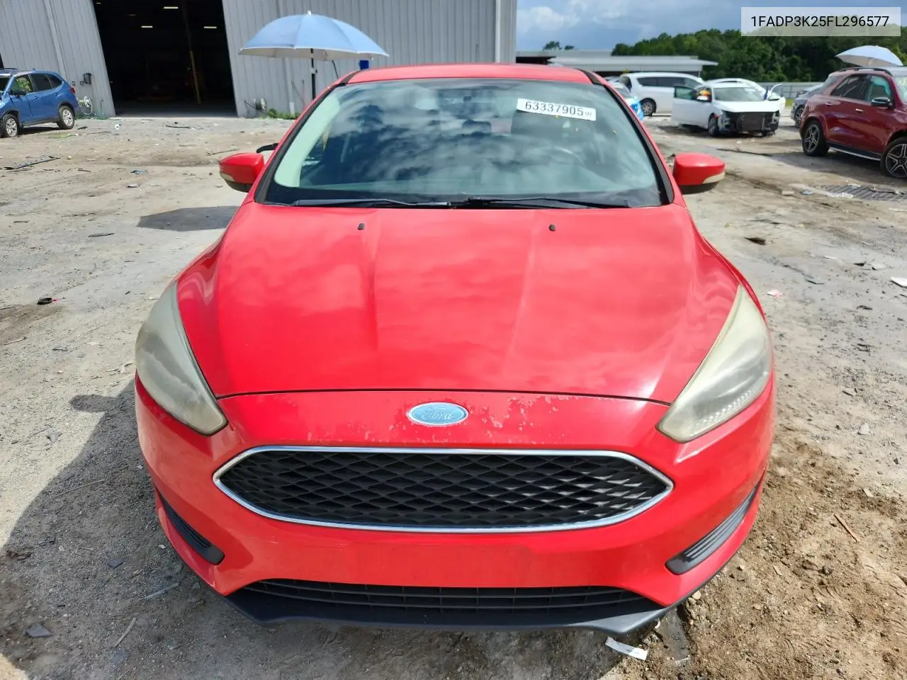 2015 Ford Focus Se VIN: 1FADP3K25FL296577 Lot: 63337905