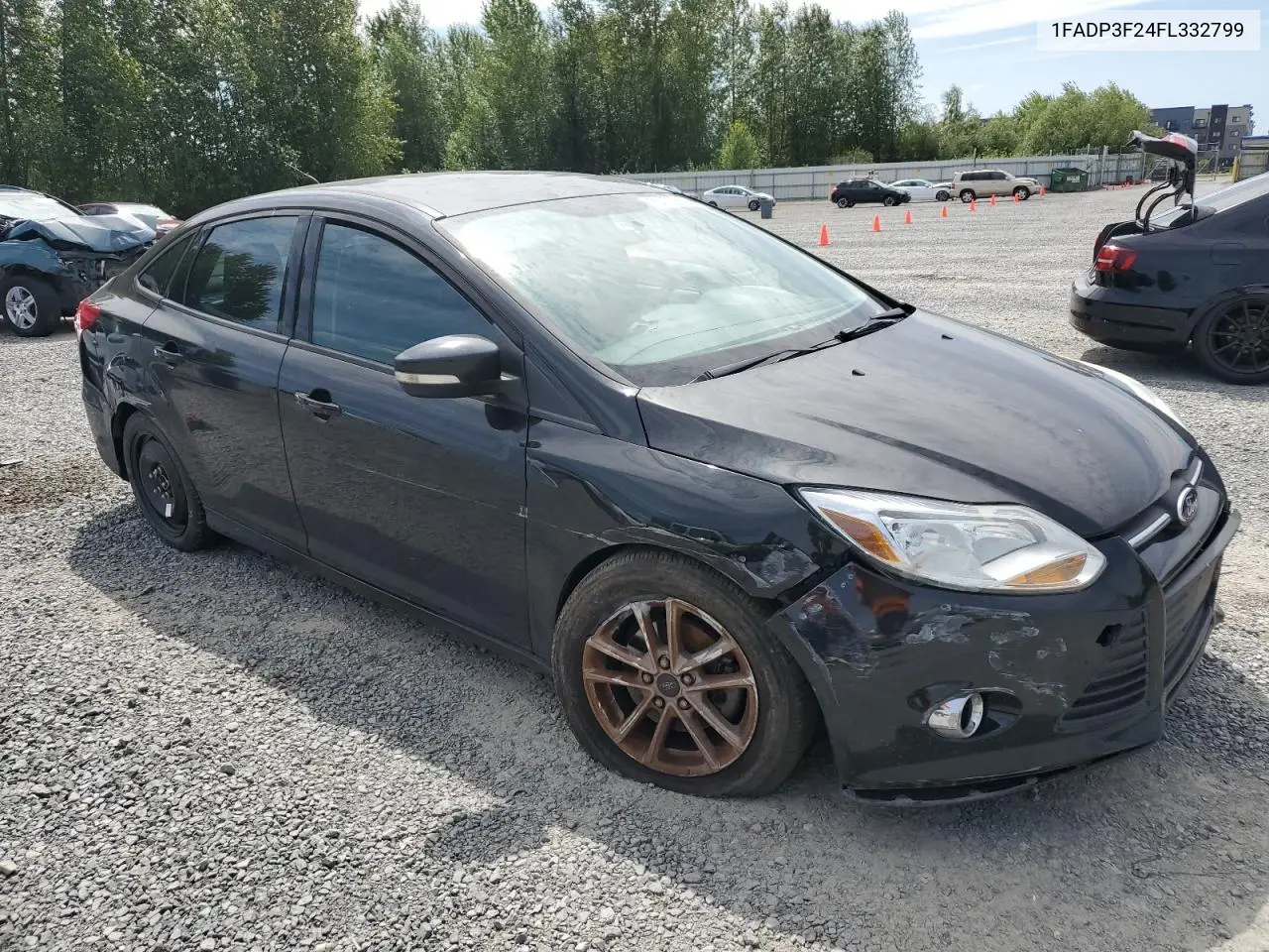2015 Ford Focus Se VIN: 1FADP3F24FL332799 Lot: 63376565