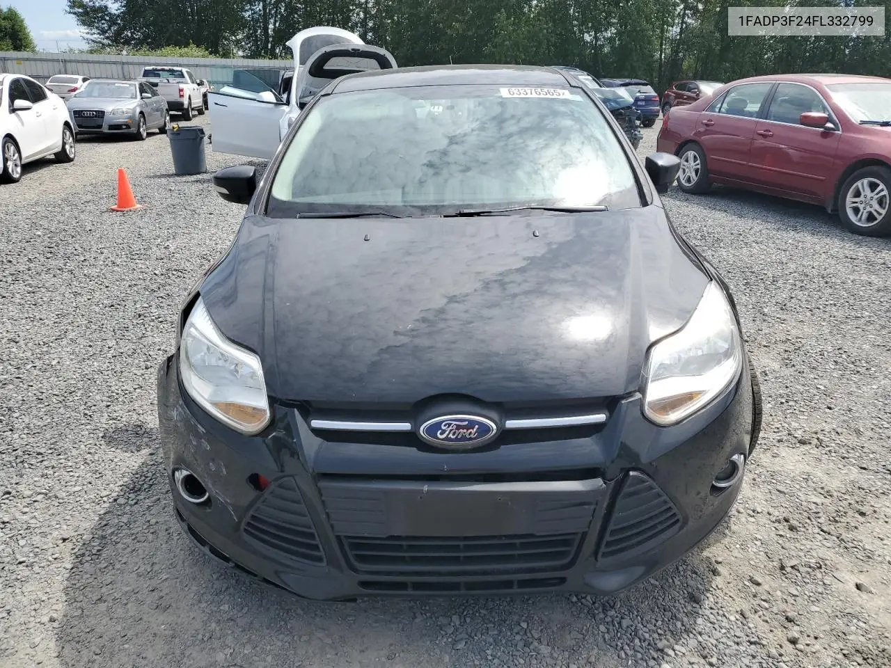 2015 Ford Focus Se VIN: 1FADP3F24FL332799 Lot: 63376565