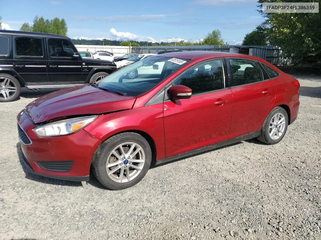 2015 Ford Focus Se VIN: 1FADP3F24FL386359 Lot: 63519185
