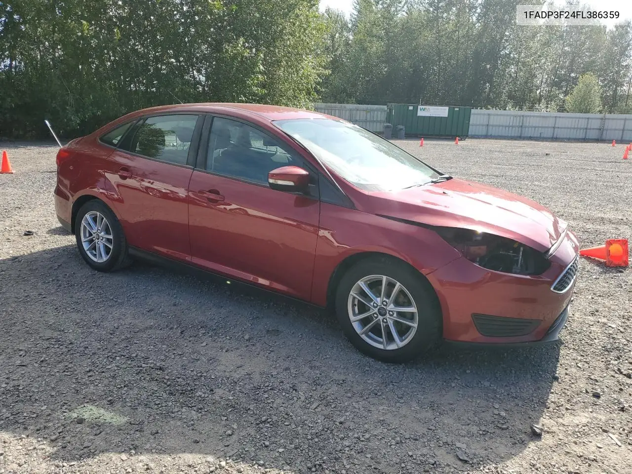 2015 Ford Focus Se VIN: 1FADP3F24FL386359 Lot: 63519185
