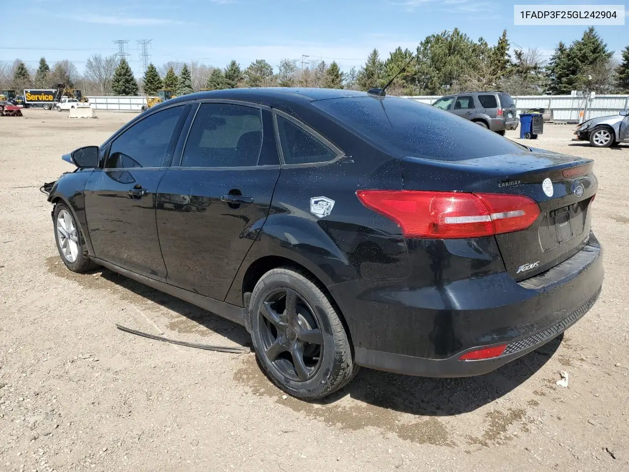 2016 Ford Focus Se VIN: 1FADP3F25GL242904 Lot: 52807485