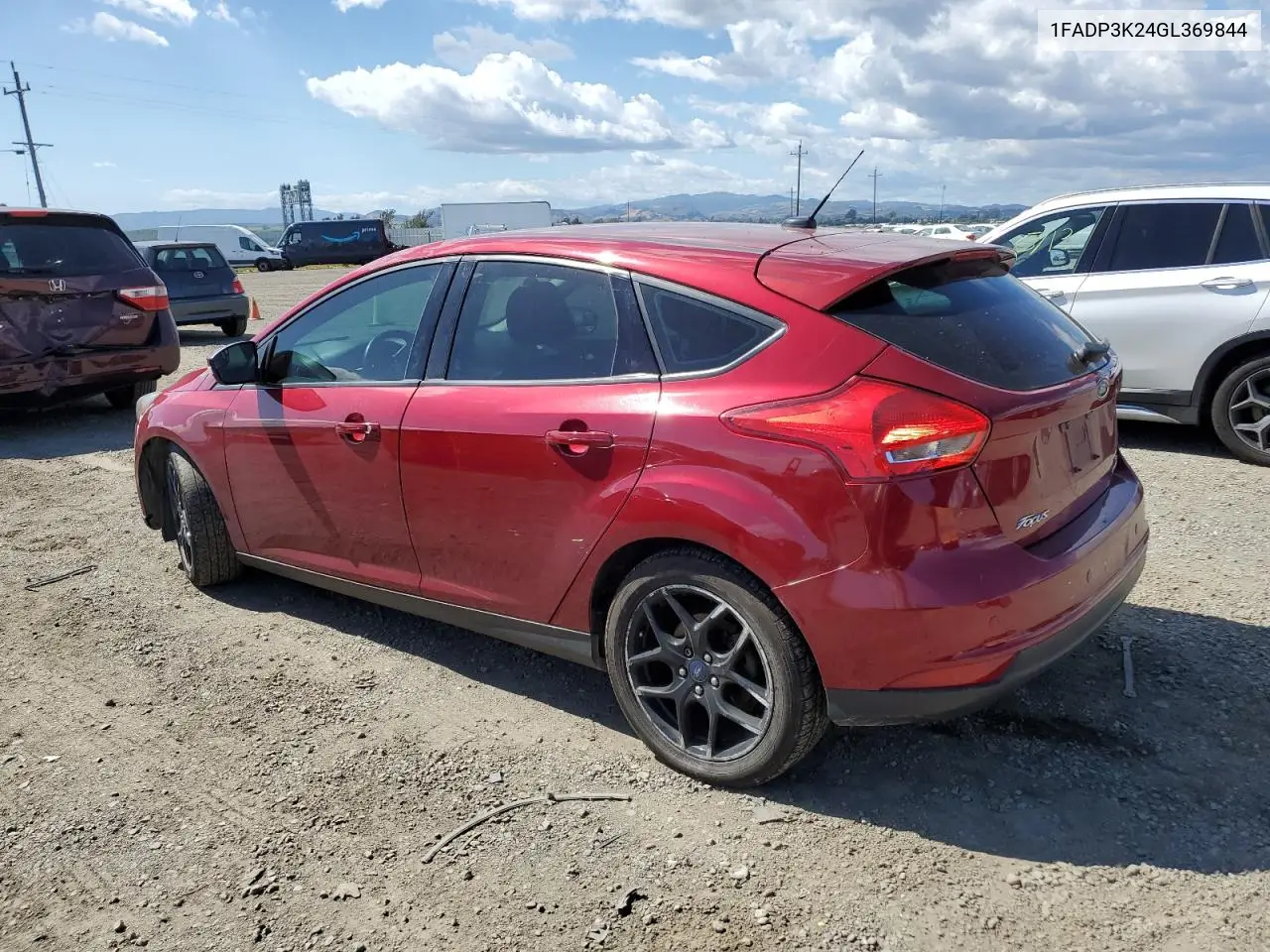 2016 Ford Focus Se VIN: 1FADP3K24GL369844 Lot: 56978635