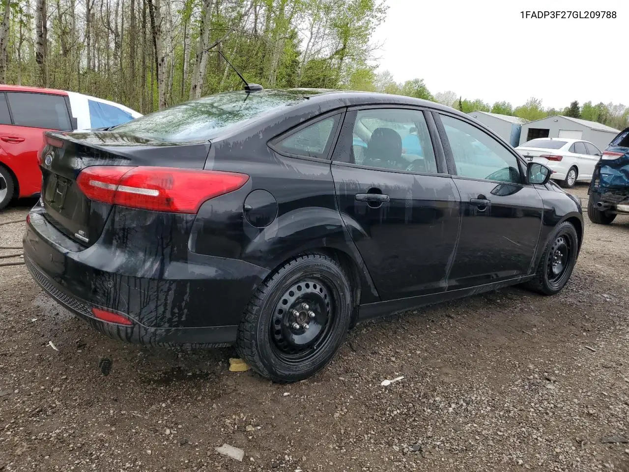 2016 Ford Focus Se VIN: 1FADP3F27GL209788 Lot: 57077955