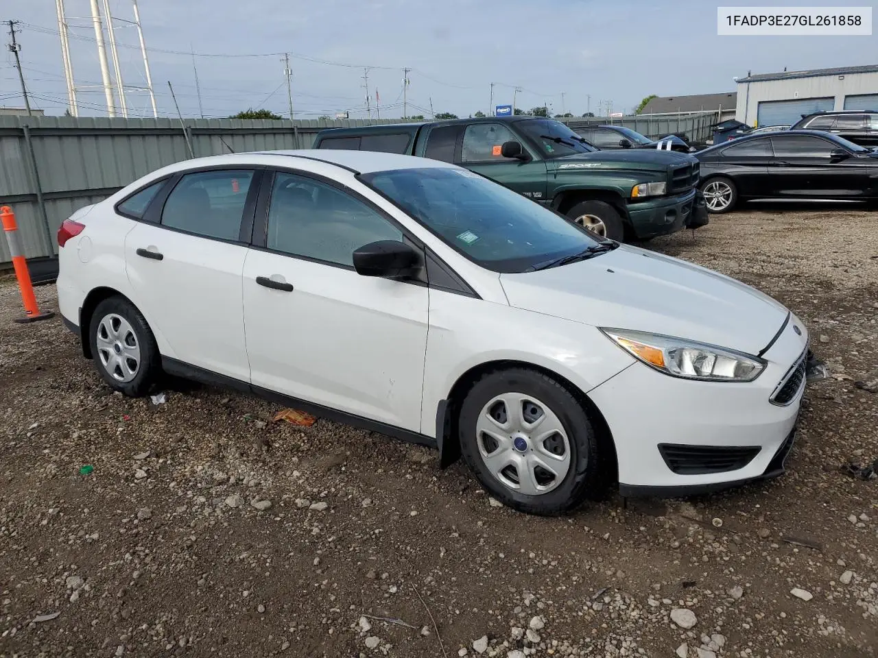 2016 Ford Focus S VIN: 1FADP3E27GL261858 Lot: 61305525