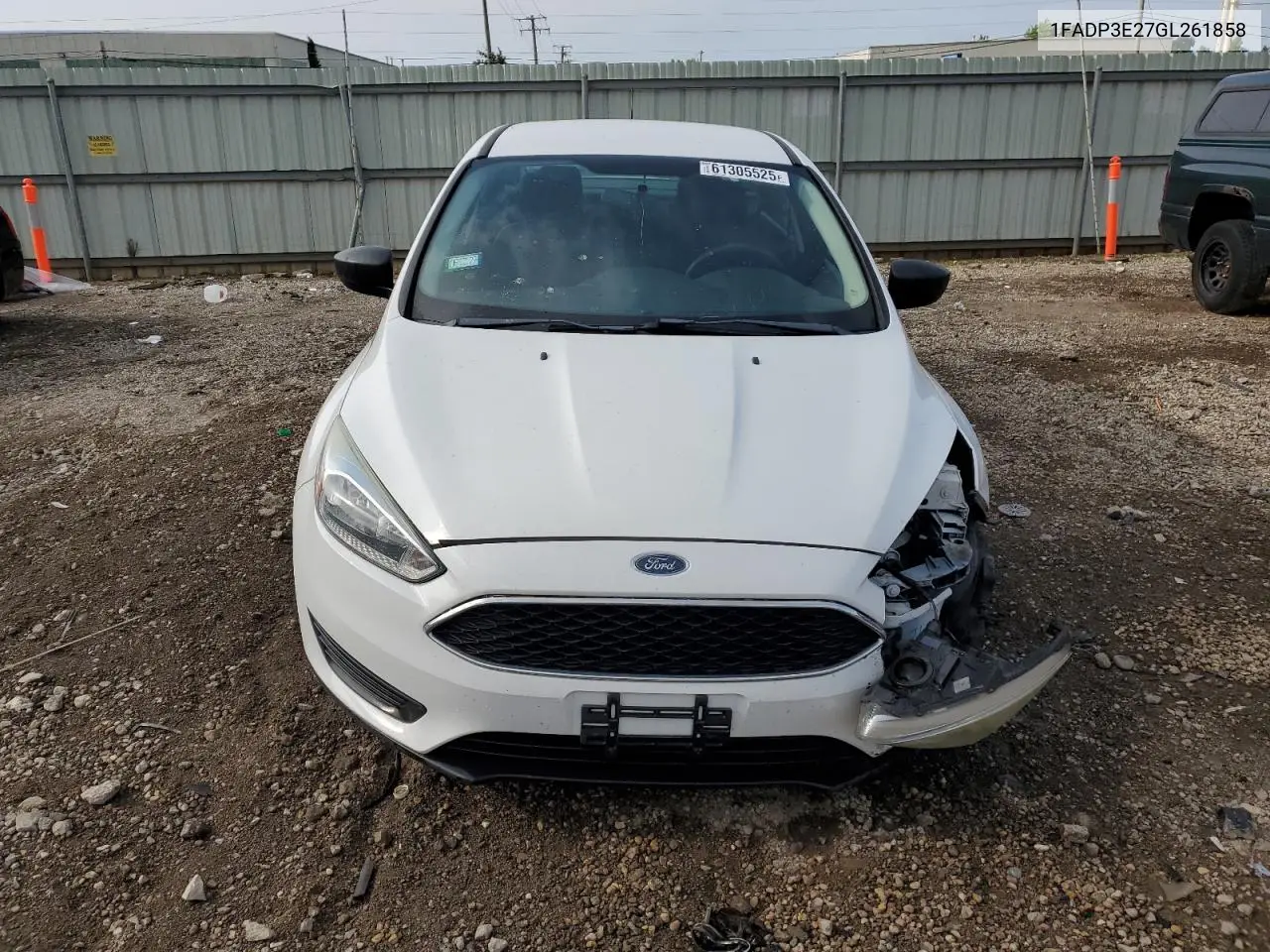 2016 Ford Focus S VIN: 1FADP3E27GL261858 Lot: 61305525