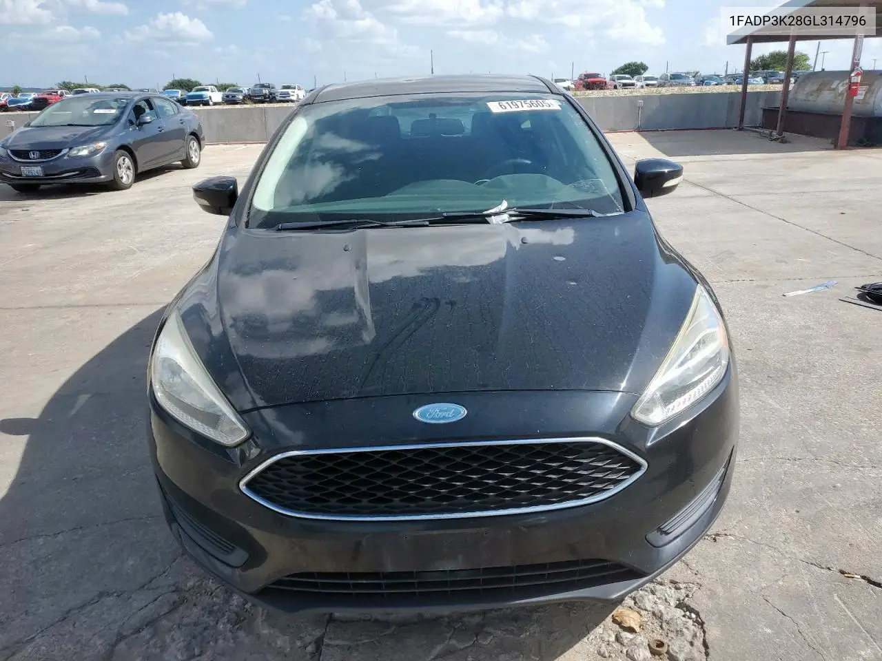 2016 Ford Focus Se VIN: 1FADP3K28GL314796 Lot: 61975605