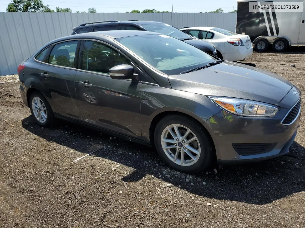 2016 Ford Focus Se VIN: 1FADP3F29GL373589 Lot: 62149405