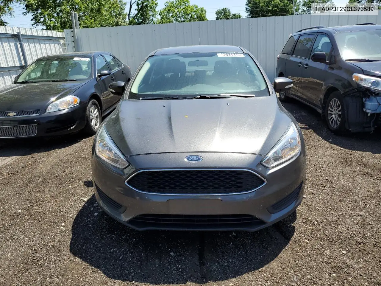 2016 Ford Focus Se VIN: 1FADP3F29GL373589 Lot: 62149405