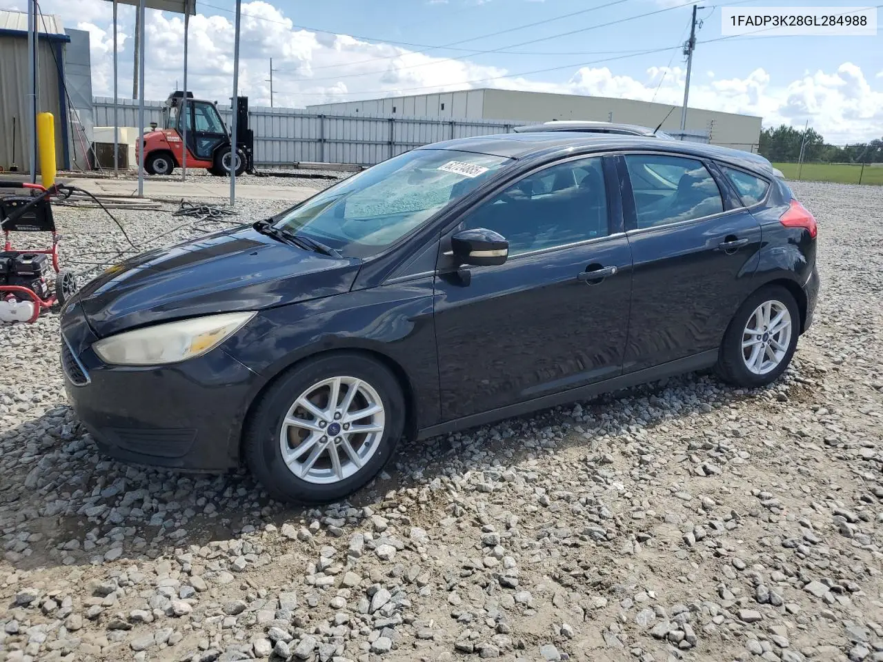 2016 Ford Focus Se VIN: 1FADP3K28GL284988 Lot: 62724885
