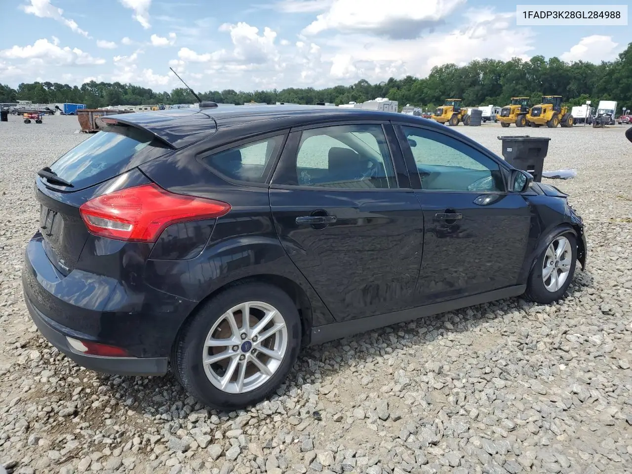 2016 Ford Focus Se VIN: 1FADP3K28GL284988 Lot: 62724885