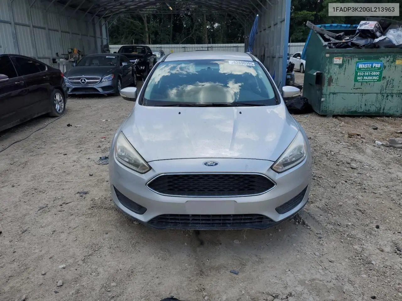 2016 Ford Focus Se VIN: 1FADP3K20GL213963 Lot: 62890395