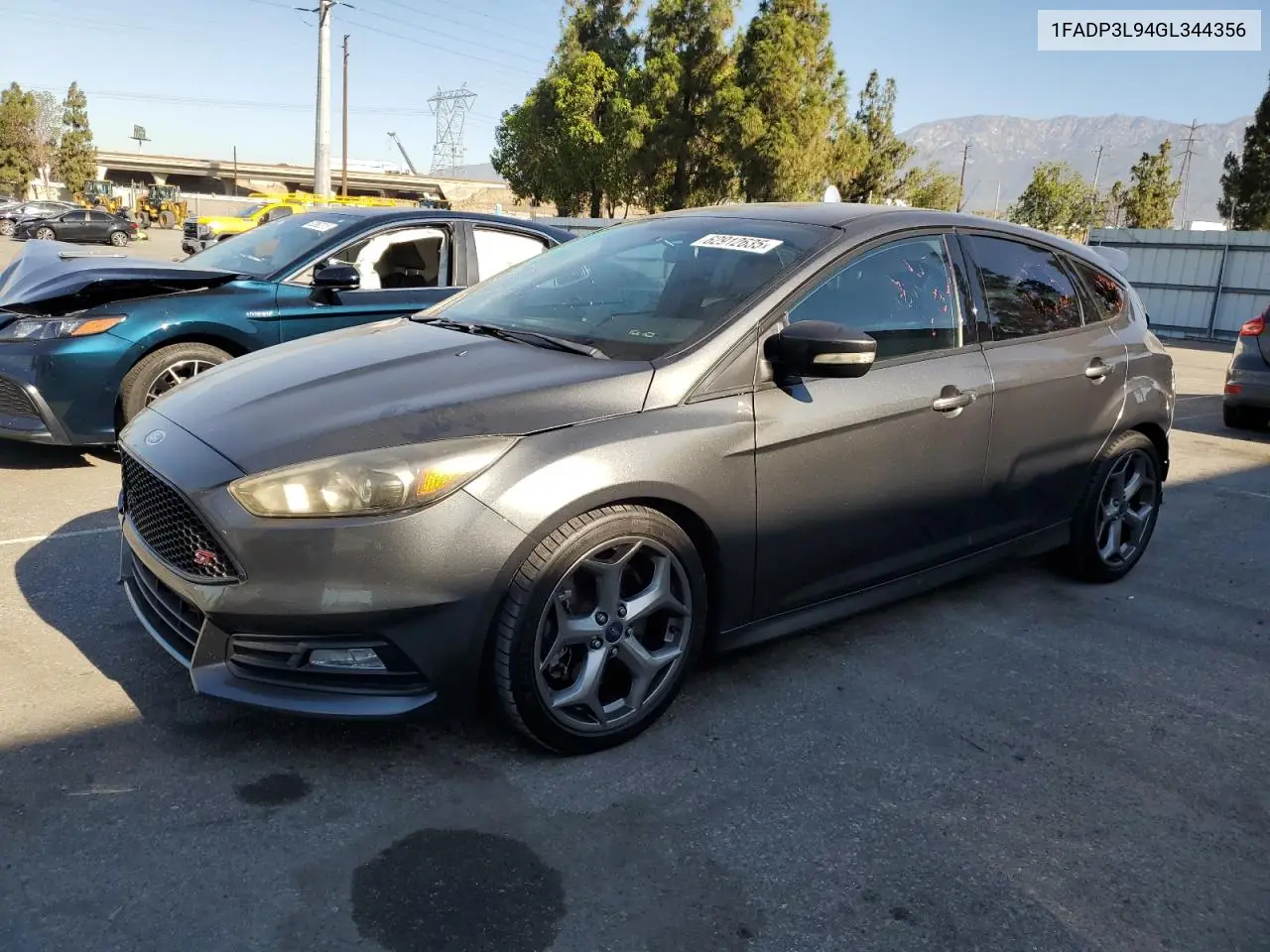 2016 Ford Focus St VIN: 1FADP3L94GL344356 Lot: 62912635