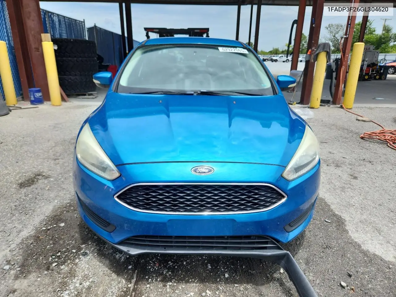 2016 Ford Focus Se VIN: 1FADP3F26GL304620 Lot: 62922065
