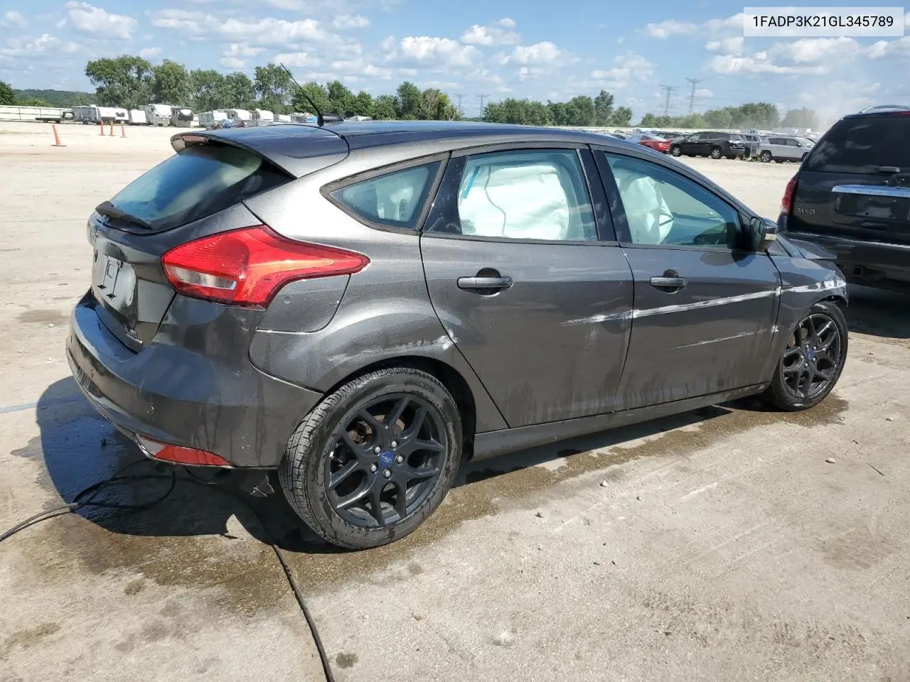 2016 Ford Focus Se VIN: 1FADP3K21GL345789 Lot: 63040755
