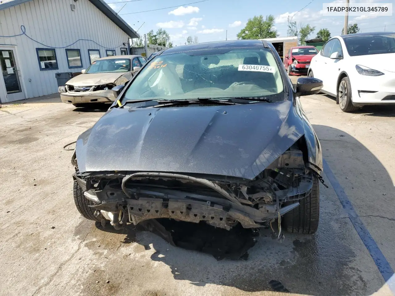 2016 Ford Focus Se VIN: 1FADP3K21GL345789 Lot: 63040755