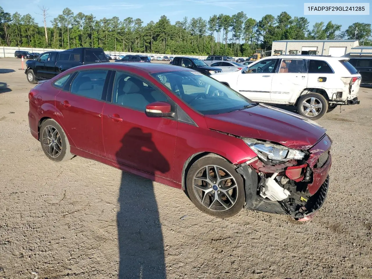 2016 Ford Focus Se VIN: 1FADP3F29GL241285 Lot: 63060645