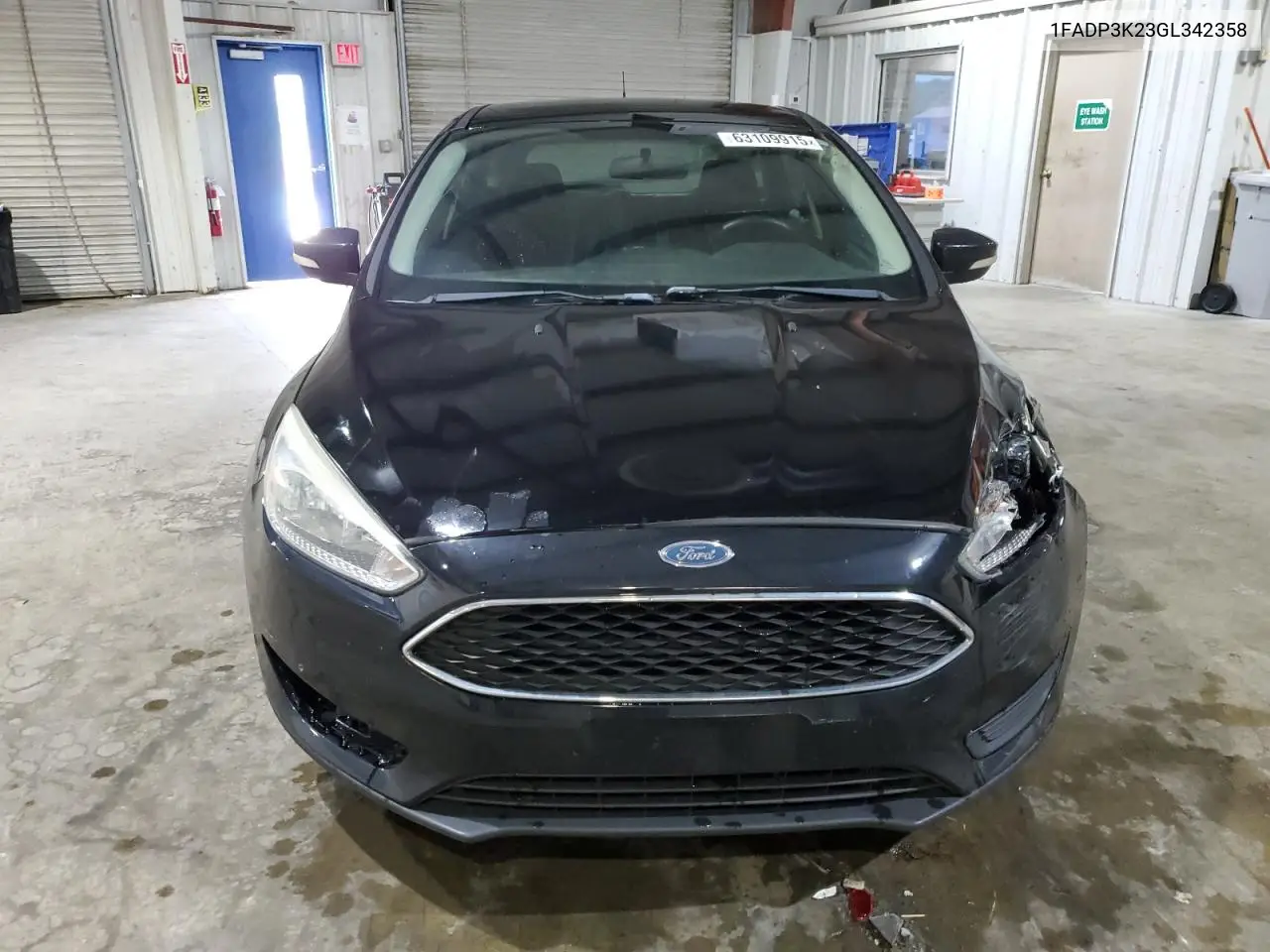 2016 Ford Focus Se VIN: 1FADP3K23GL342358 Lot: 63109915