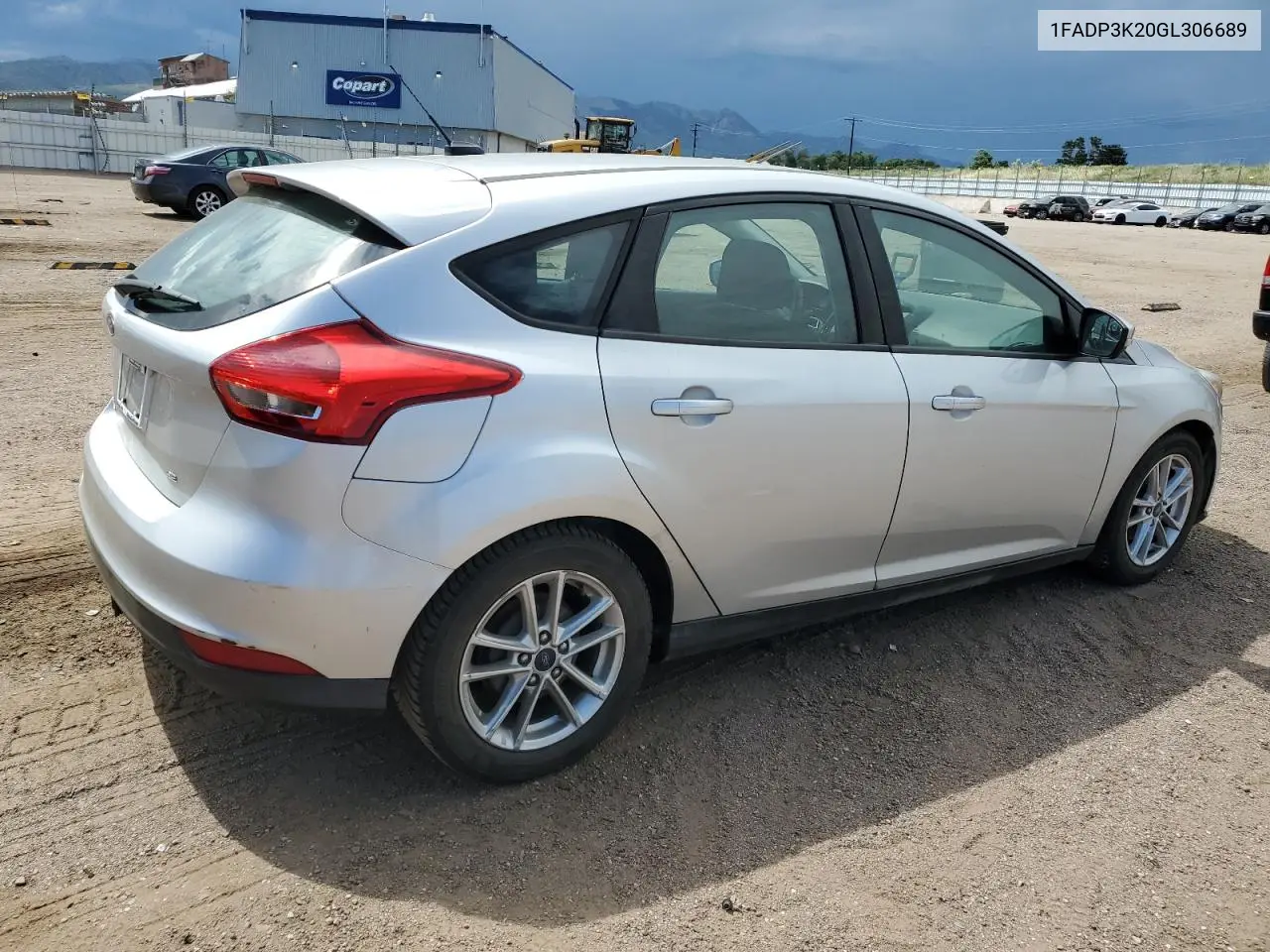 2016 Ford Focus Se VIN: 1FADP3K20GL306689 Lot: 63282005