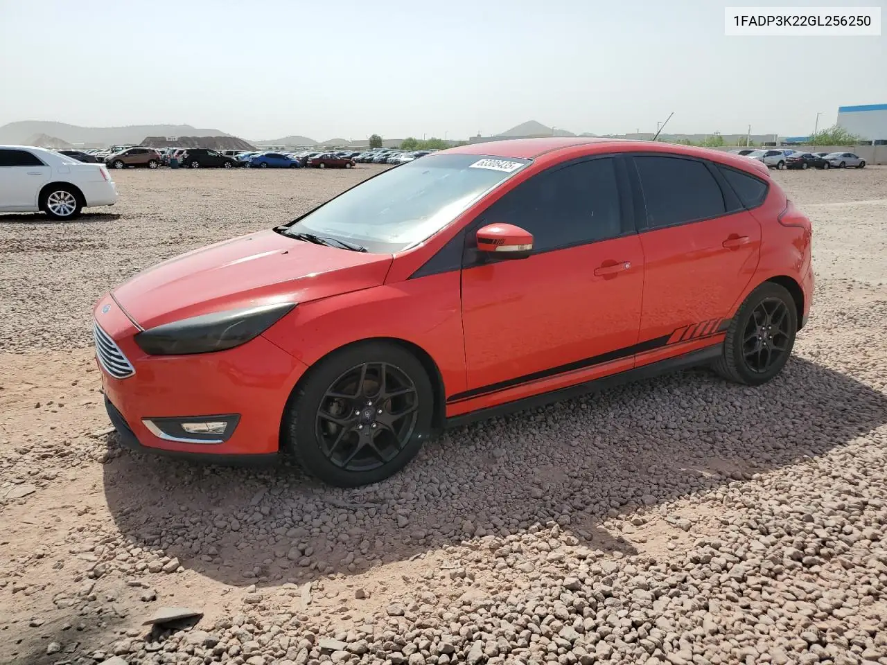 2016 Ford Focus Se VIN: 1FADP3K22GL256250 Lot: 63306435
