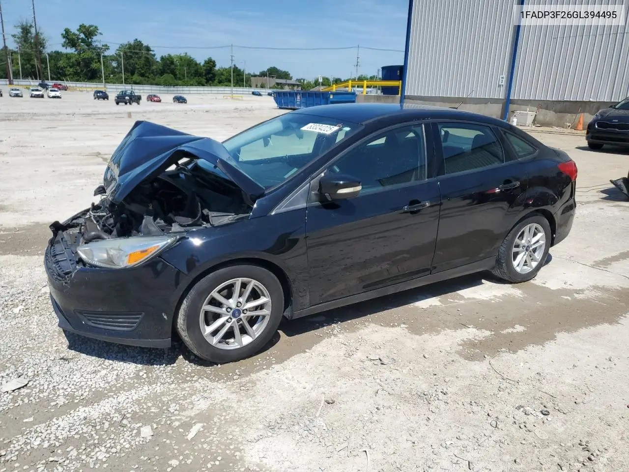 2016 Ford Focus Se VIN: 1FADP3F26GL394495 Lot: 63324225