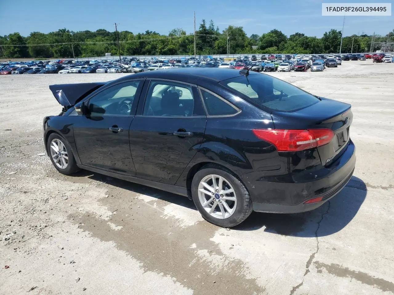 2016 Ford Focus Se VIN: 1FADP3F26GL394495 Lot: 63324225