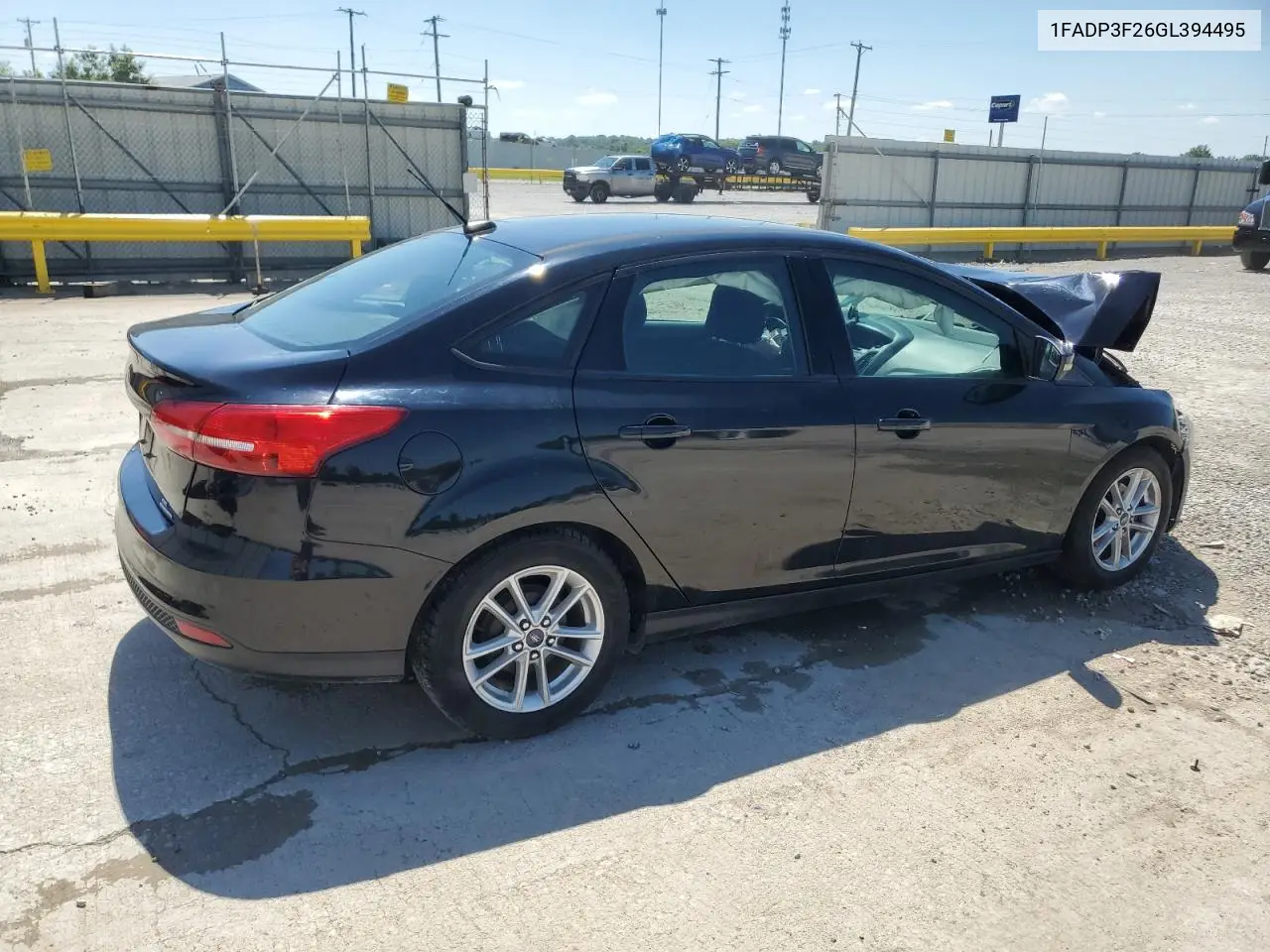 2016 Ford Focus Se VIN: 1FADP3F26GL394495 Lot: 63324225