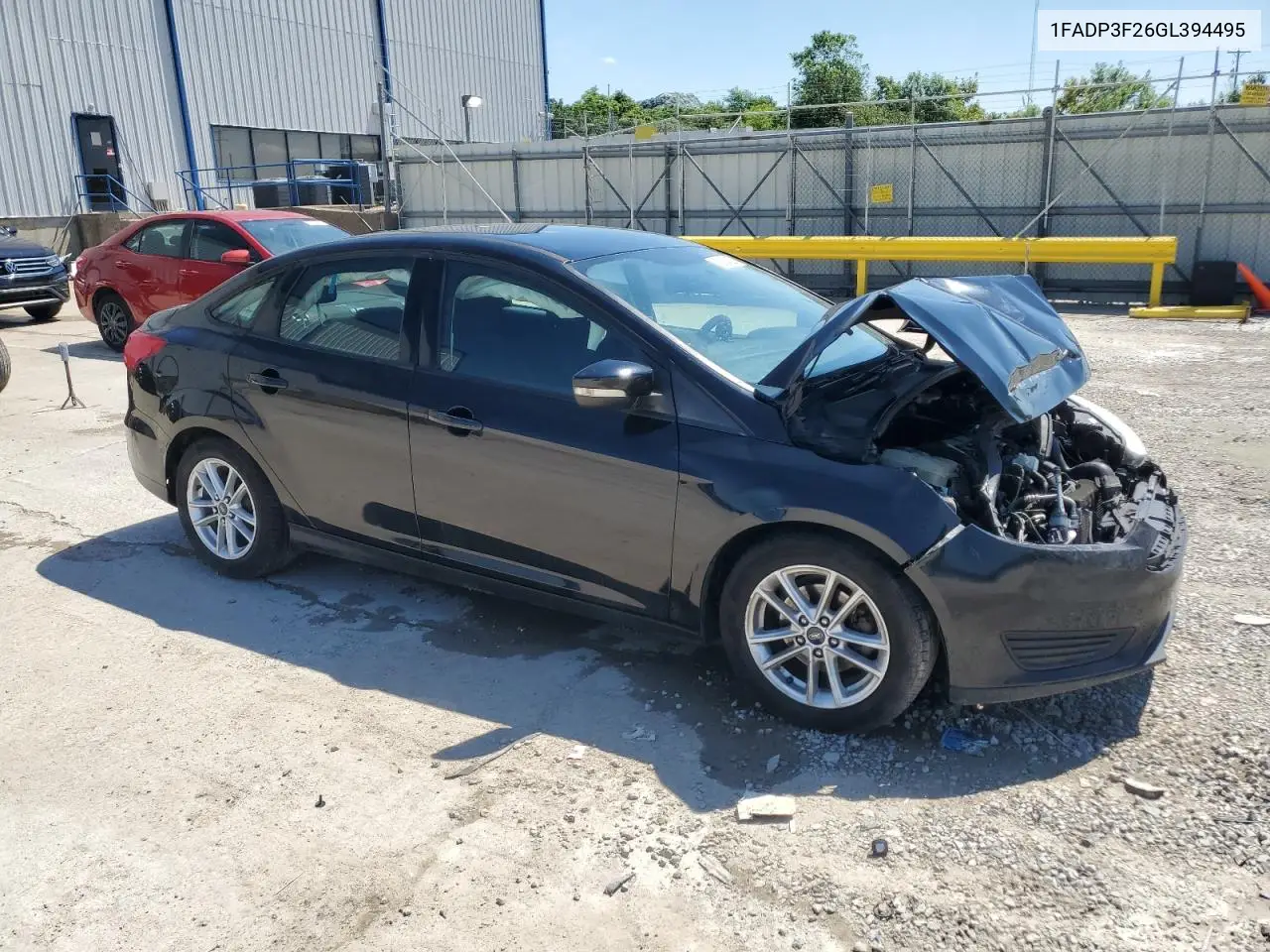 2016 Ford Focus Se VIN: 1FADP3F26GL394495 Lot: 63324225