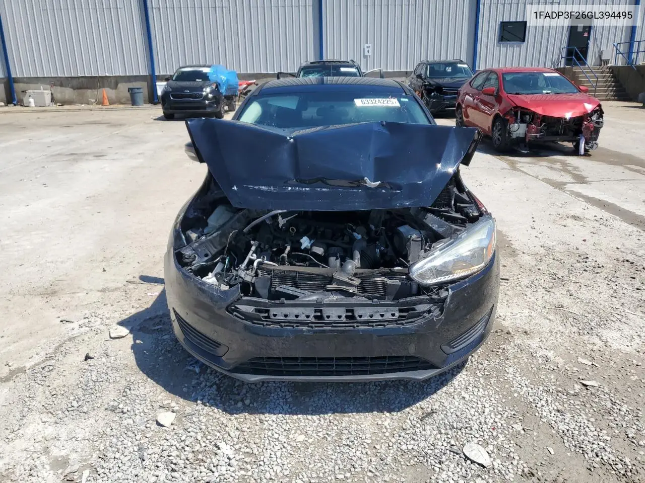 2016 Ford Focus Se VIN: 1FADP3F26GL394495 Lot: 63324225