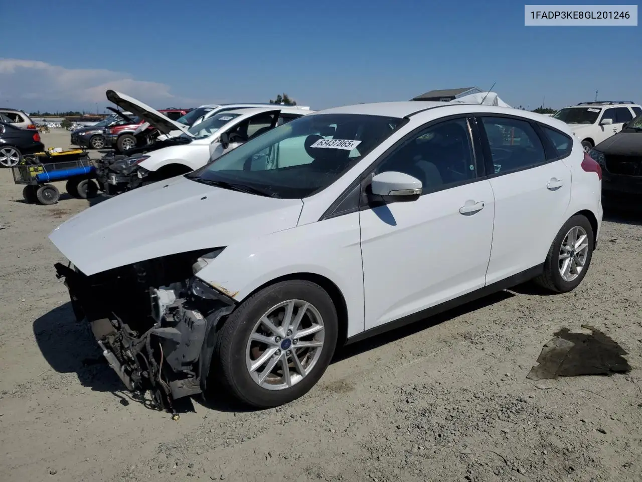 2016 Ford Focus Se VIN: 1FADP3KE8GL201246 Lot: 63437865