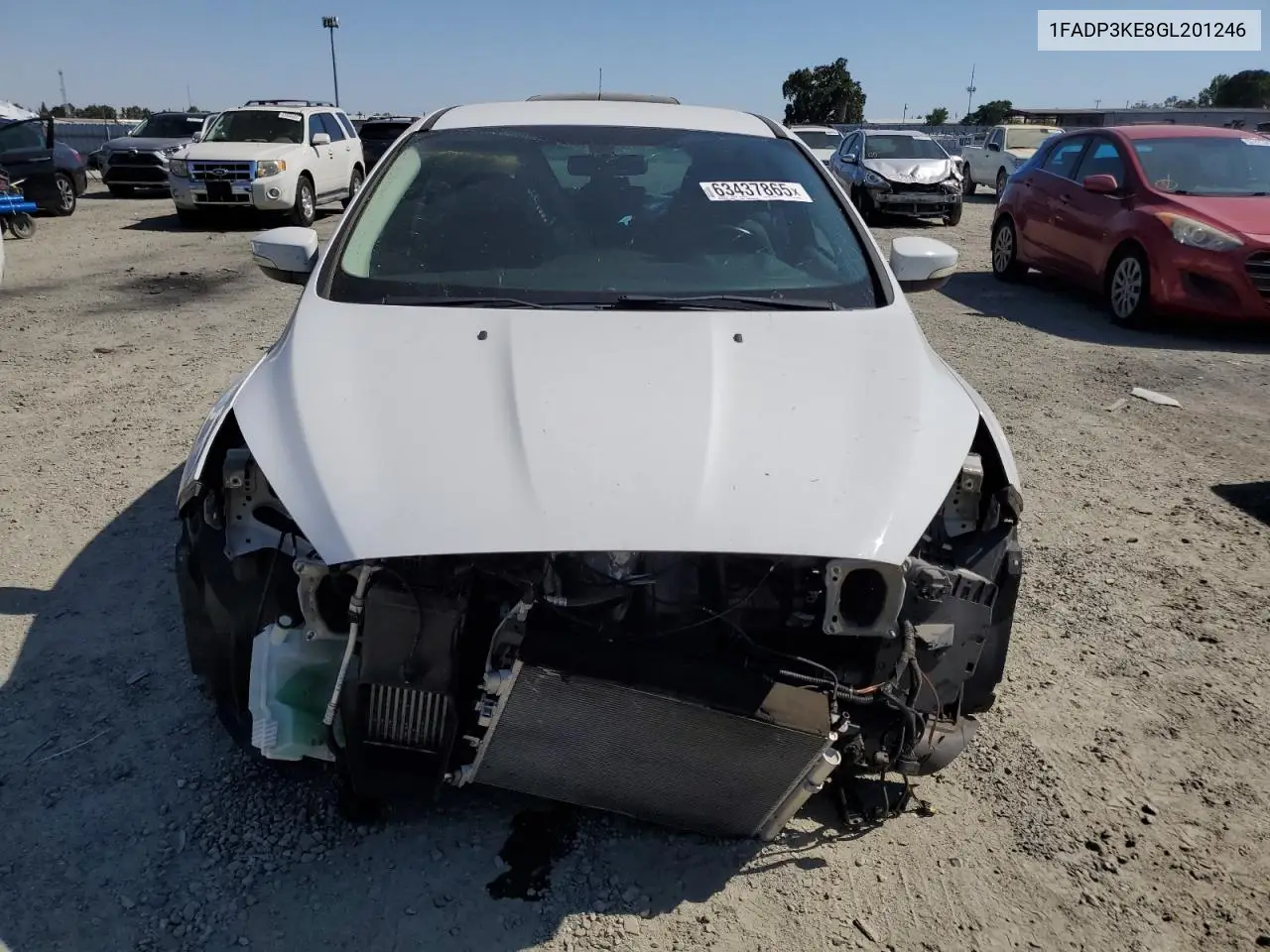 2016 Ford Focus Se VIN: 1FADP3KE8GL201246 Lot: 63437865
