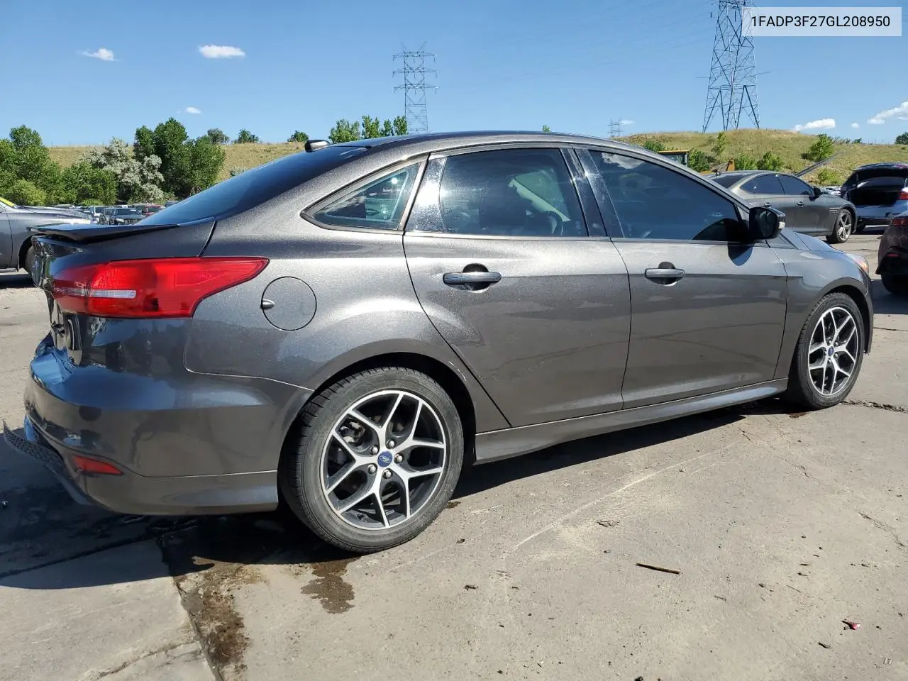 2016 Ford Focus Se VIN: 1FADP3F27GL208950 Lot: 63556275