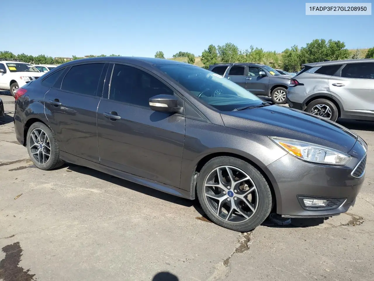 2016 Ford Focus Se VIN: 1FADP3F27GL208950 Lot: 63556275