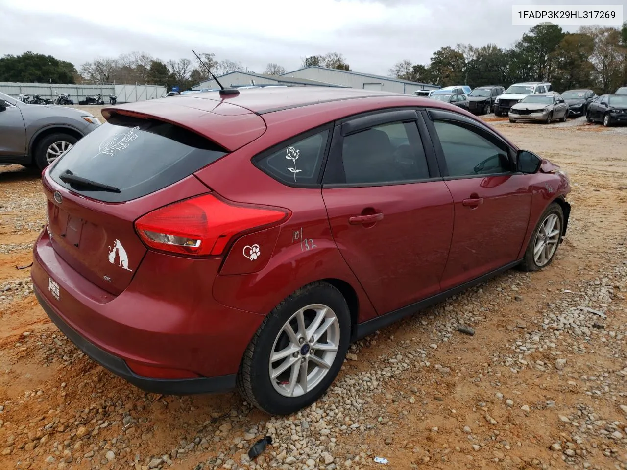 2017 Ford Focus Se VIN: 1FADP3K29HL317269 Lot: 42575335