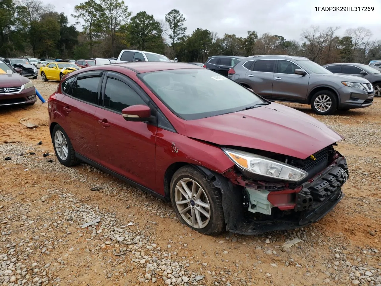 2017 Ford Focus Se VIN: 1FADP3K29HL317269 Lot: 42575335