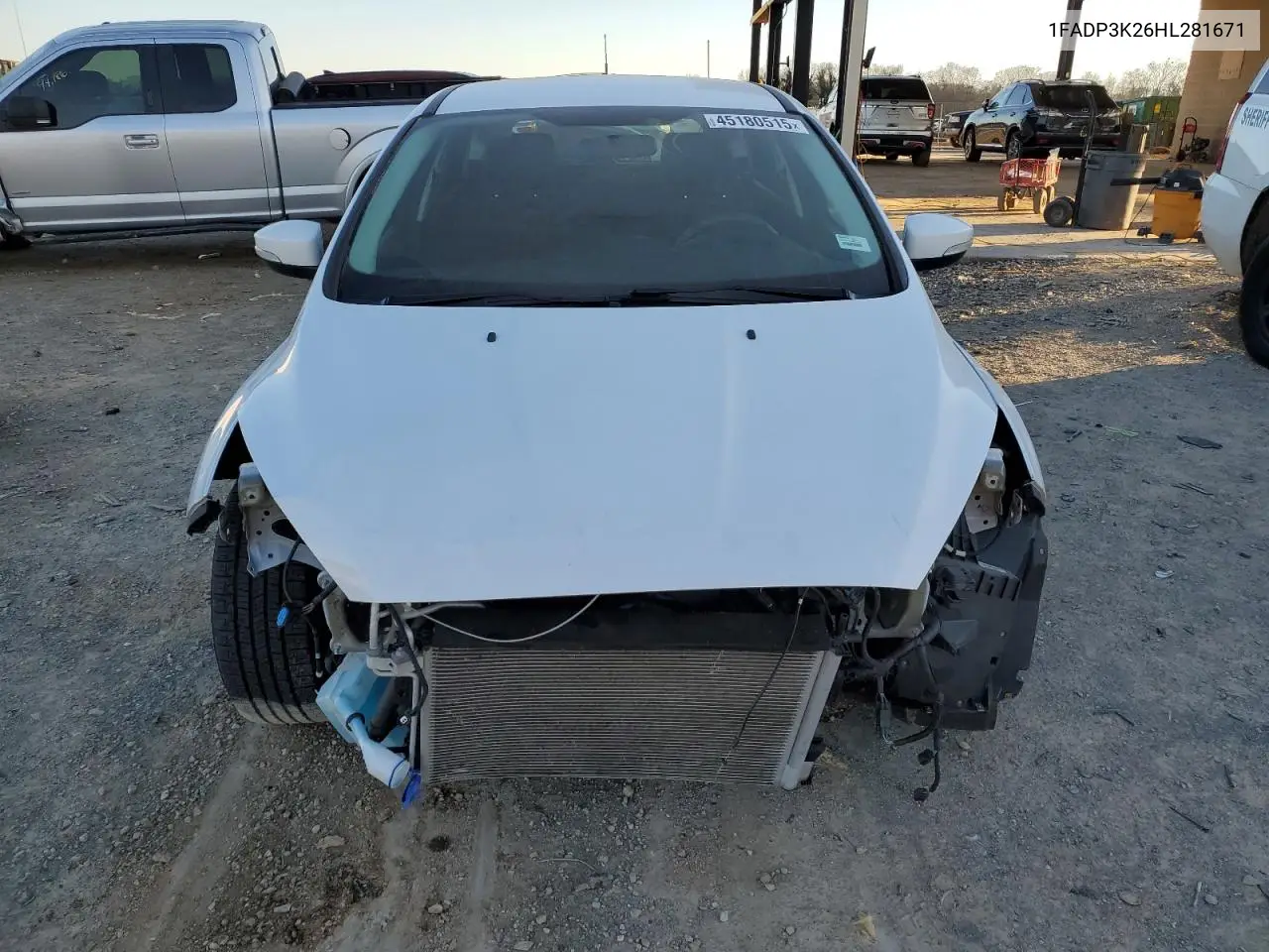 2017 Ford Focus Se VIN: 1FADP3K26HL281671 Lot: 45180515