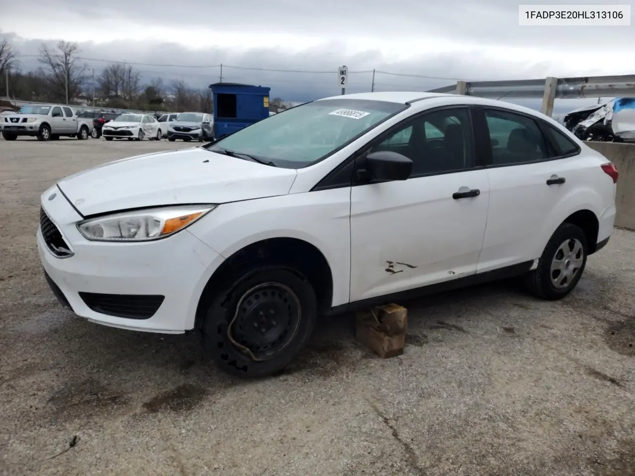 2017 Ford Focus S VIN: 1FADP3E20HL313106 Lot: 49986815