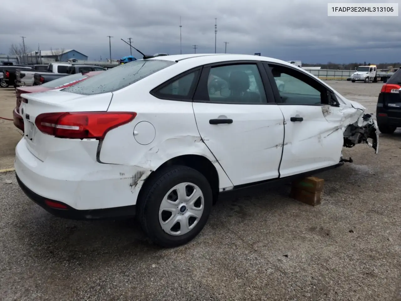 2017 Ford Focus S VIN: 1FADP3E20HL313106 Lot: 49986815