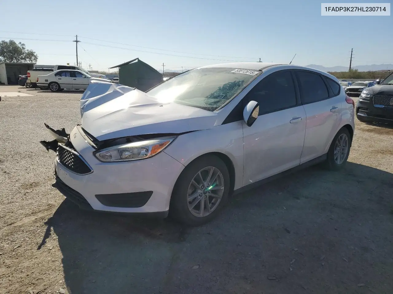 2017 Ford Focus Se VIN: 1FADP3K27HL230714 Lot: 50812615