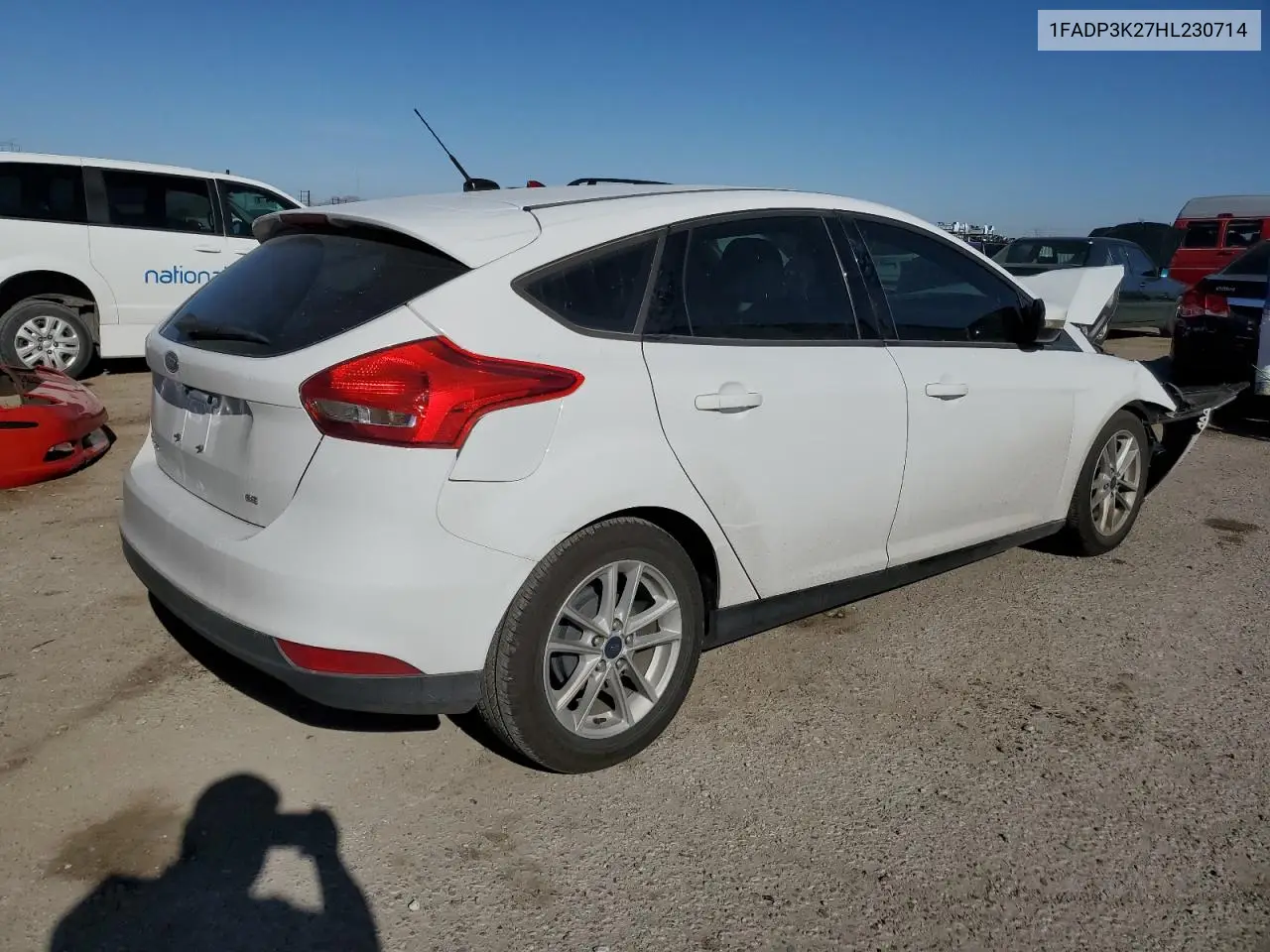 2017 Ford Focus Se VIN: 1FADP3K27HL230714 Lot: 50812615