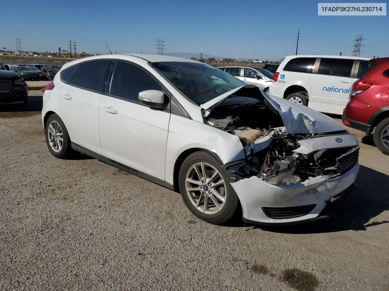 2017 Ford Focus Se VIN: 1FADP3K27HL230714 Lot: 50812615