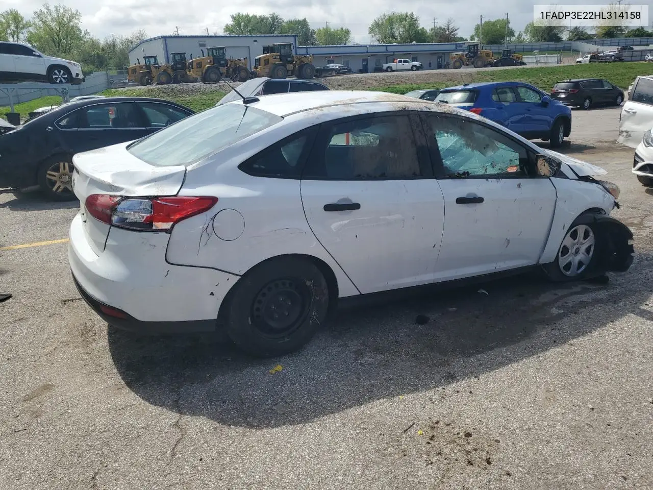 2017 Ford Focus S VIN: 1FADP3E22HL314158 Lot: 54556845