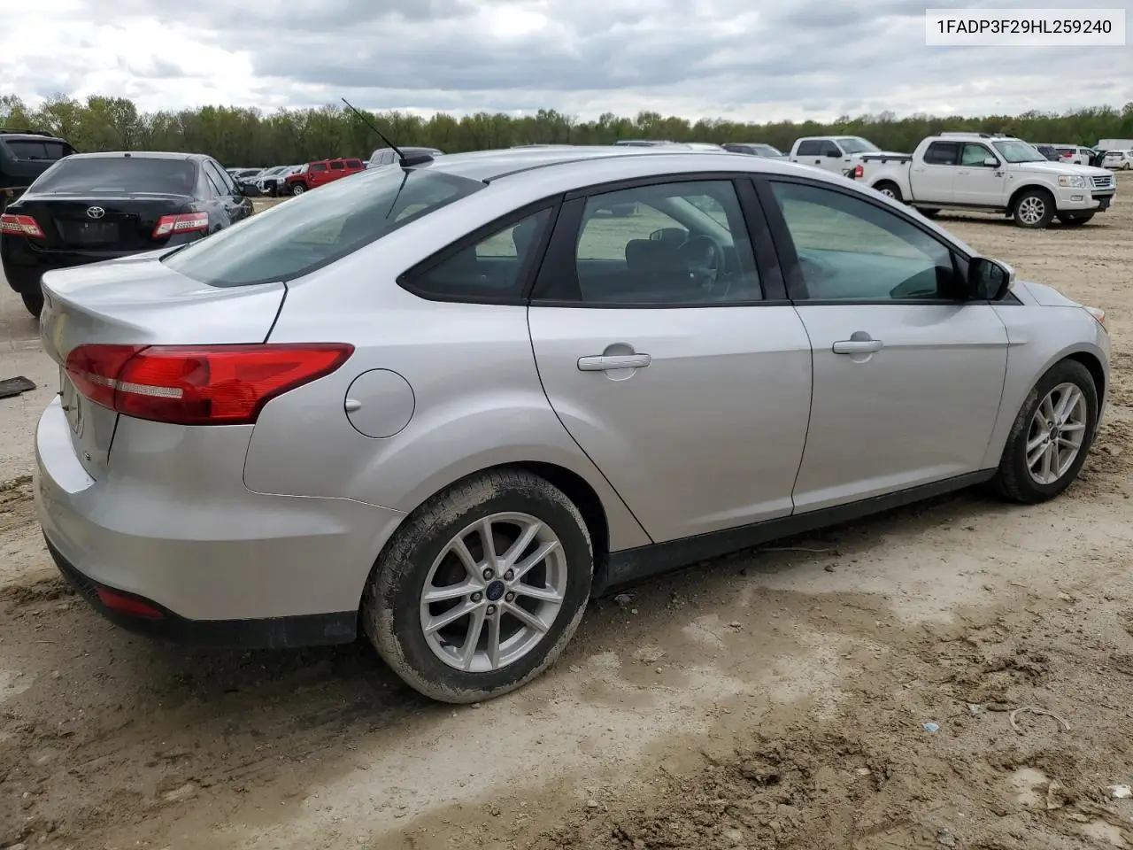 2017 Ford Focus Se VIN: 1FADP3F29HL259240 Lot: 54578665