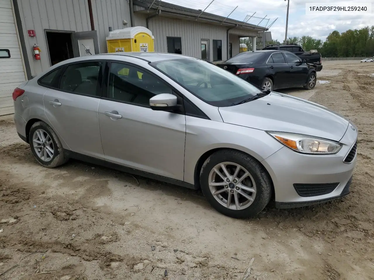 2017 Ford Focus Se VIN: 1FADP3F29HL259240 Lot: 54578665